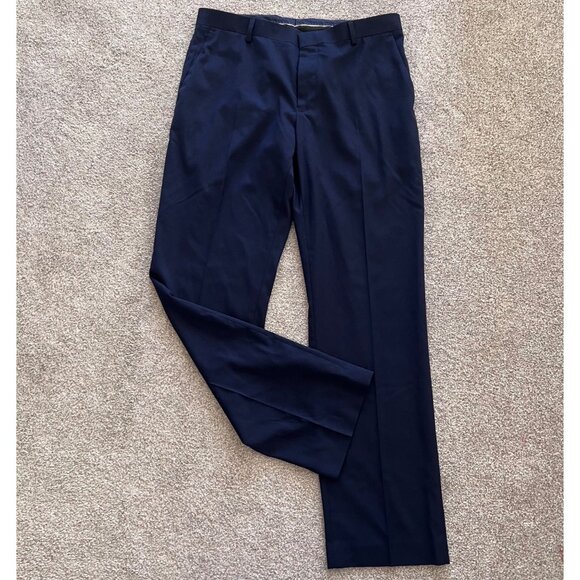 Murano Other - Murano Zac Fit Formal Navy Blue Dress Pants 34X32 NWOT